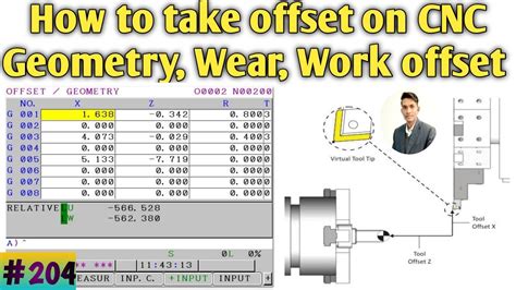 cnc machine offset video|geometry vs wear offsets.